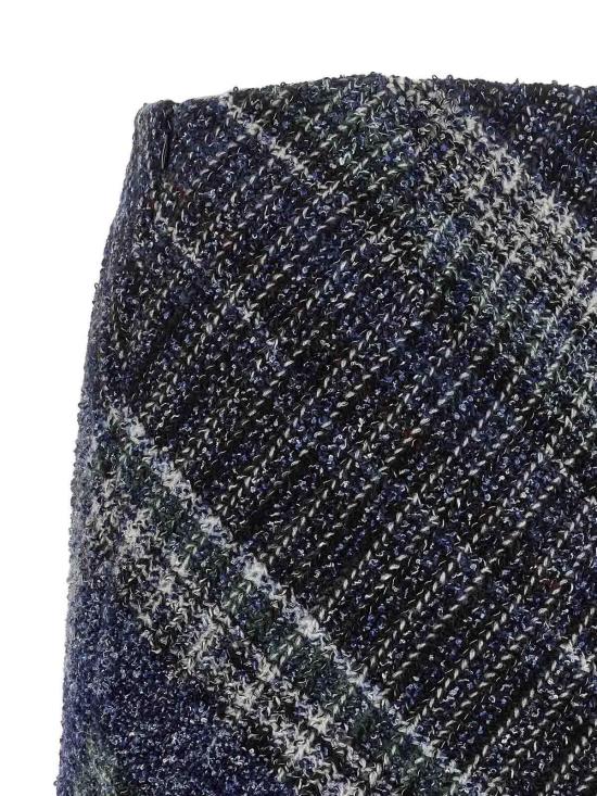 26FW 미소니 숏 원피스 DS26WH09BC006IS91SX Blue - MISSONI