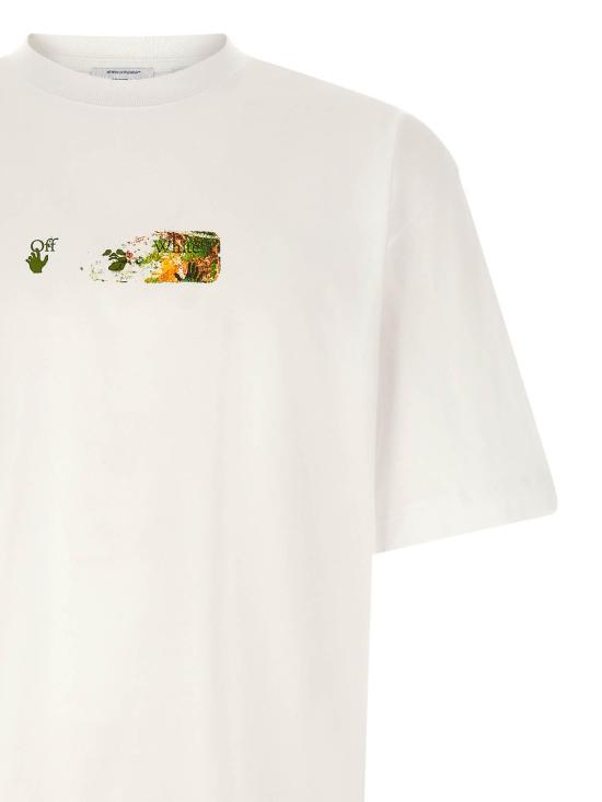 26FW 오프화이트 반팔 티셔츠 OMAA120F26JER00D10100 White - OFF WHITE