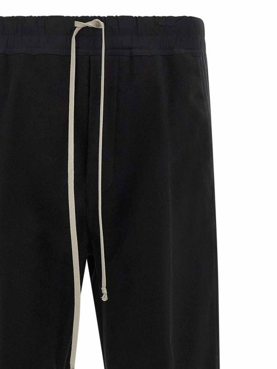 26FW 릭 오웬스 트레이닝/조거 팬츠 RU02F4378TB09 Black - RICK OWENS