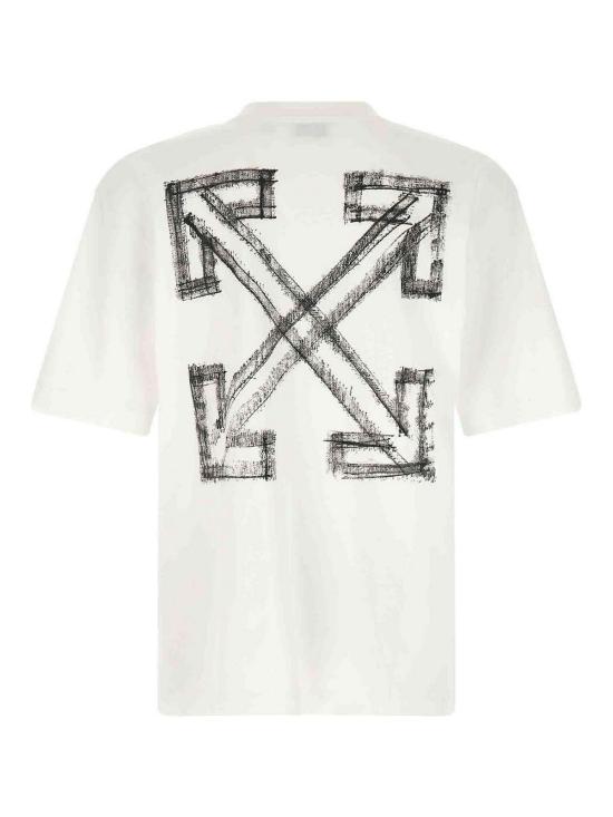 26FW 오프화이트 반팔 티셔츠 OMAA120F26JER00Y10100 White - OFF WHITE