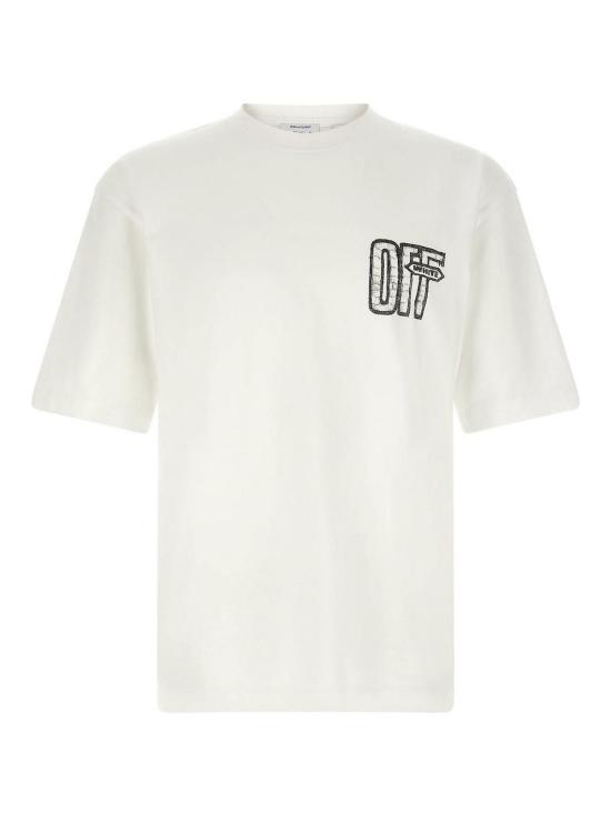 26FW 오프화이트 반팔 티셔츠 OMAA120F26JER00Y10100 White