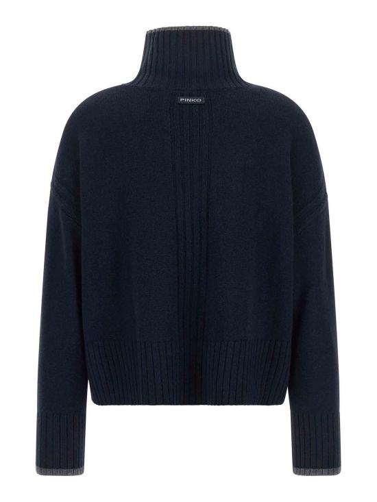 26FW 핑코 터틀넥 105446A3G1G02 Blue - PINKO