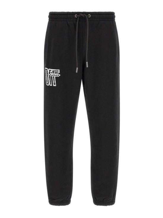 26FW 오프화이트 트레이닝/조거 팬츠 OMCH057F26FLE00300001 BLACK