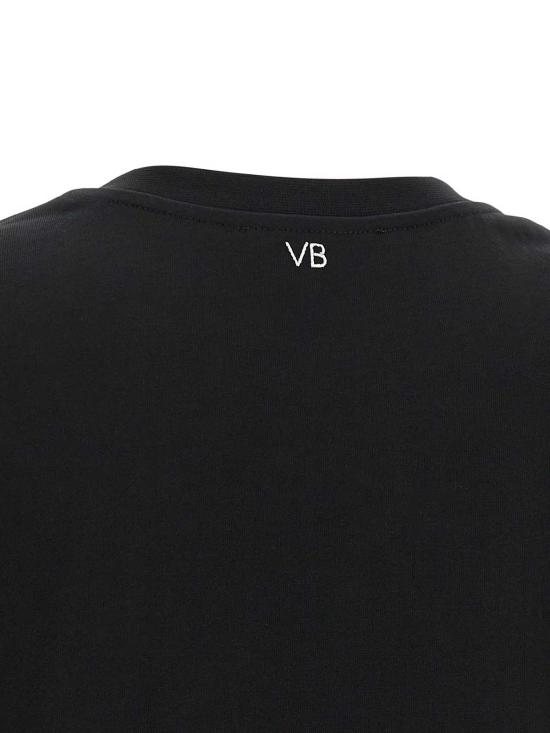 26FW 빅토리아 베컴 반팔 티셔츠 1226JTS007471ABLACK - VICTORIA BECKHAM