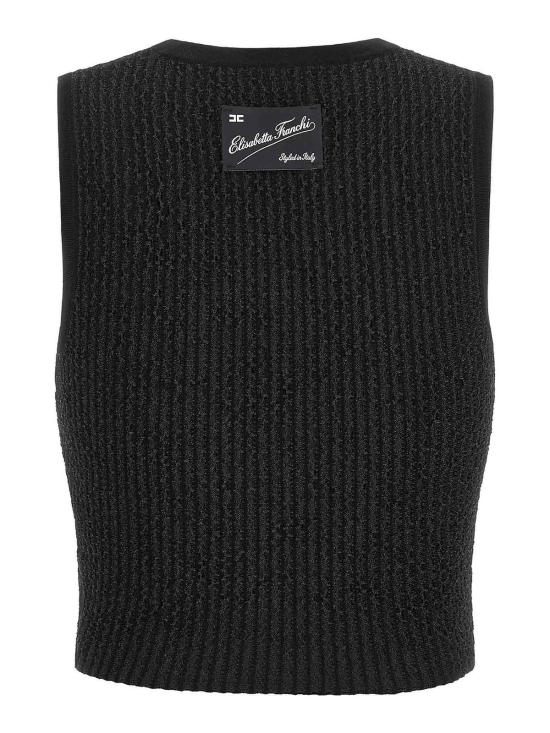 26FW 엘리자베타프랜치 민소매 티셔츠 TK01S66E2110 BLACK - ELISABETTA FRANCHI