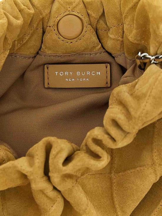 26FW 토리버치 플레밍 스웨이드 미니 체인 호보백 166066250 BEIGE - TORY BURCH