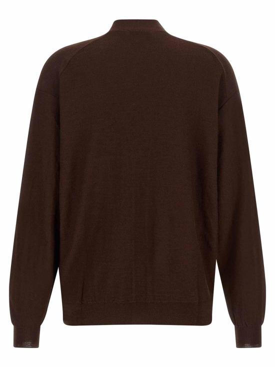 26FW 르메르 릴렉스 트위스트 가디건 PO0052LK1063RE401 DARK RED - LEMAIRE