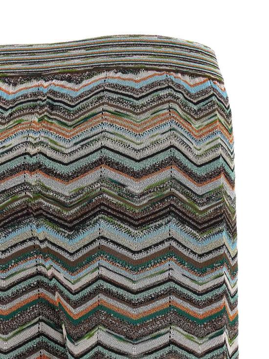 26FW 미소니 팔라초 팬츠 DS26WI0KBK01KSSMSPO Multicolour - MISSONI