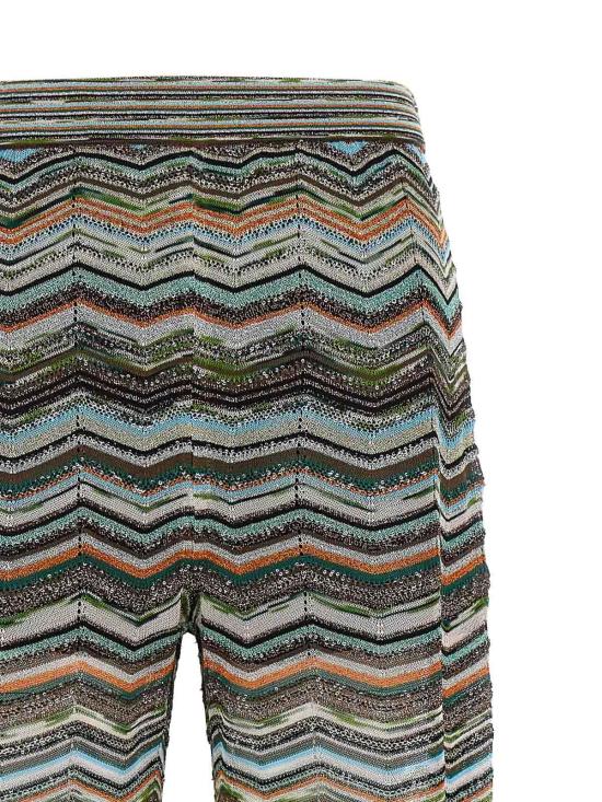 26FW 미소니 팔라초 팬츠 DS26WI0KBK01KSSMSPO Multicolour - MISSONI