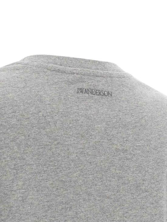 26FW JW앤더슨 반팔 티셔츠 JT0349PG2005945 GREY - JW ANDERSON
