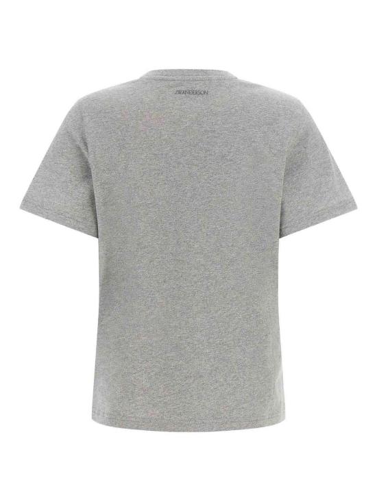 26FW JW앤더슨 반팔 티셔츠 JT0349PG2005945 GREY - JW ANDERSON