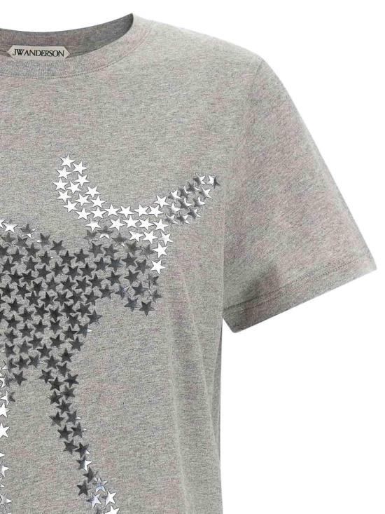 26FW JW앤더슨 반팔 티셔츠 JT0349PG2005945 GREY - JW ANDERSON