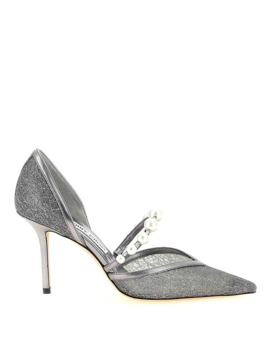 26FW 지미추 힐/펌프스 AURELIE85QKGANTHRACITEWHITE GREY