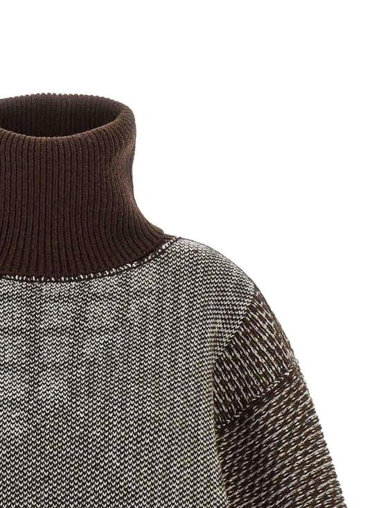 26FW MM6 메종마르지엘라 터틀넥 S62DA0108M13354001J BROWN - MM6 MAISON MARGIELA