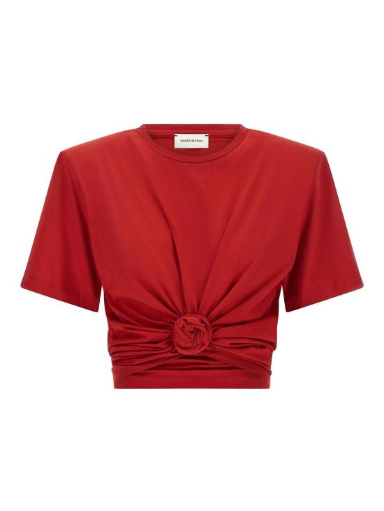 26FW 마그다뷰트림 반팔 티셔츠 313726RED