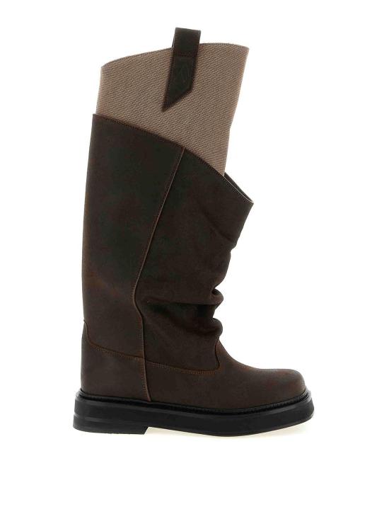 26FW 디 아티코 부츠 261WSH00902MIX124AA215 BROWN