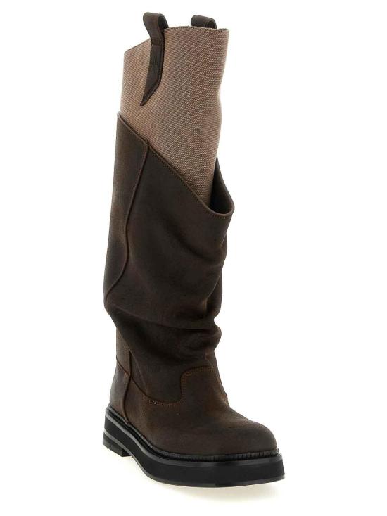 26FW 디 아티코 부츠 261WSH00902MIX124AA215 BROWN - THE ATTICO