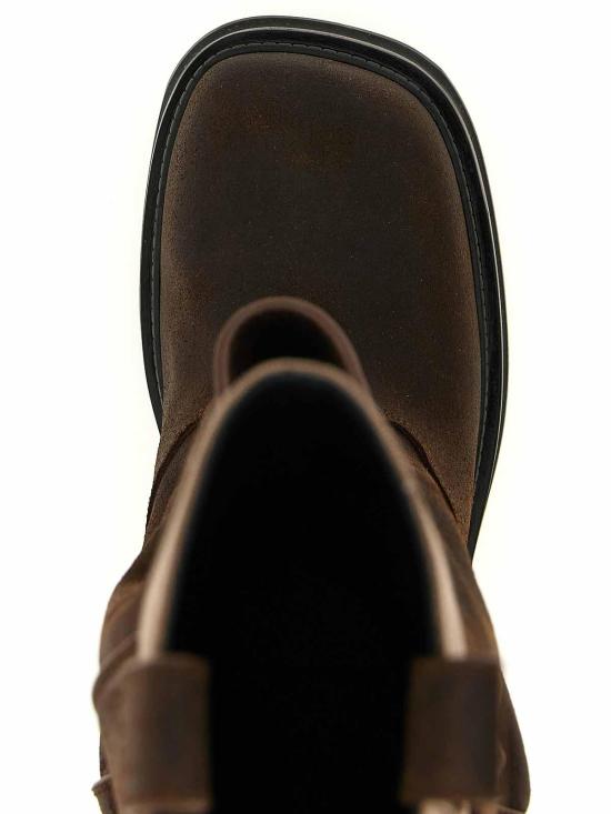 26FW 디 아티코 부츠 261WSH00902MIX124AA215 BROWN - THE ATTICO