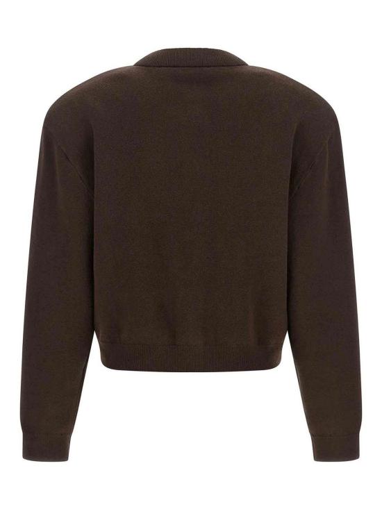 26FW 로테이트 바이 크리스텐슨 가디건 113854E18 BROWN - ROTATE BY BIRGERCHRISTENSEN