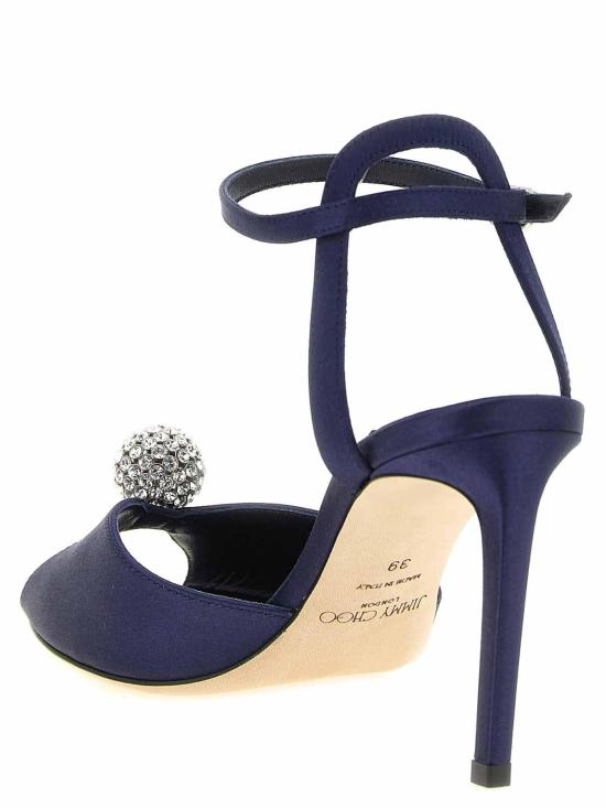 26FW 지미추 힐/펌프스 SACORA85WCZMARINECRYSTAL BLUE - JIMMY CHOO