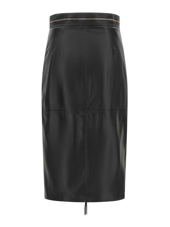26FW 엘리자베타프랜치 가죽 자켓 GP01Z66E2110 BLACK - ELISABETTA FRANCHI