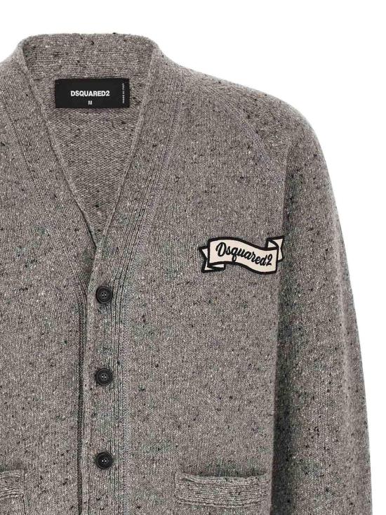 26FW 디스퀘어드2 가디건 S74HA1667D13233860 GREY - DSQUARED2