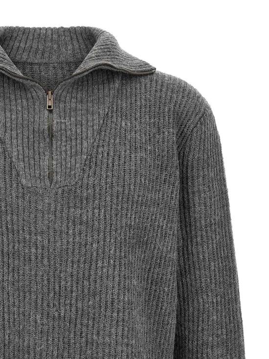 26FW 마르지엘라 집업 니트 S67HL0008M13024853F GREY - MAISON MARGIELA