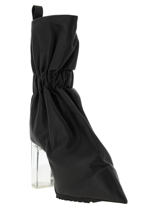 26FW 릭 오웬스 풀온 컬드 타키토 앵클 부츠 RP02F5844LCN090 BLACK - RICK OWENS