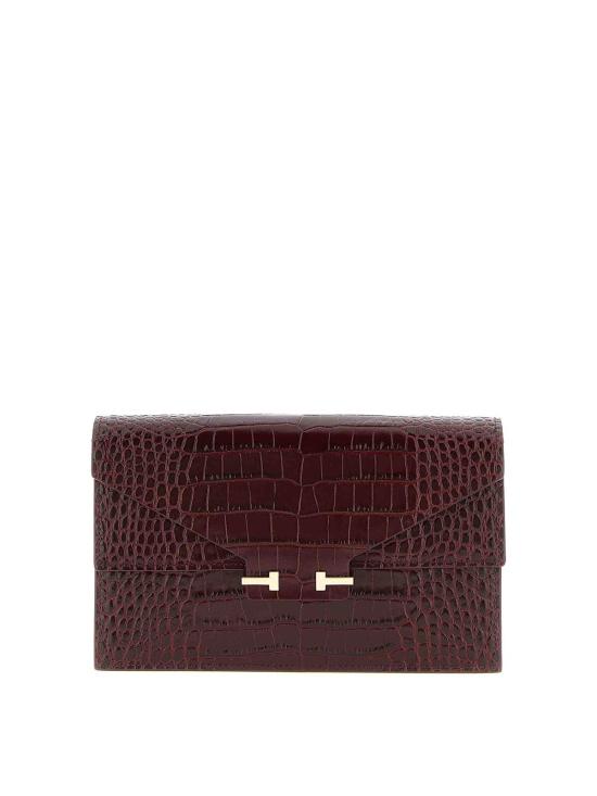 26FW 톰포드 클러치/파우치 S0531LCL607PRAY Dark Red