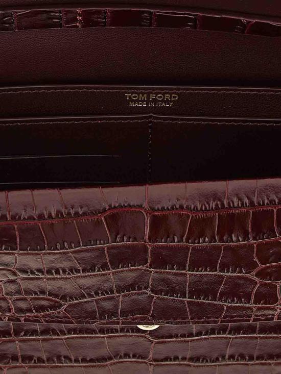 26FW 톰포드 클러치/파우치 S0531LCL607PRAY Dark Red - TOMFORD
