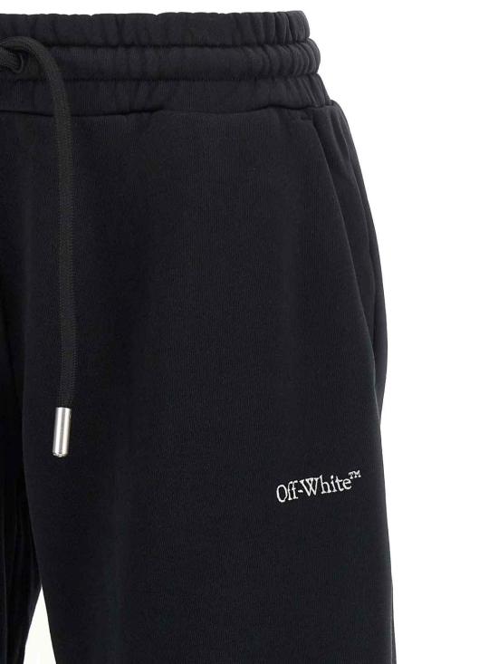 26FW 오프화이트 트레이닝/조거 팬츠 2FH00338BW003 BLACK - OFF WHITE