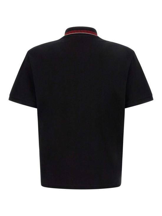 26FW 베르사체 폴로 티셔츠 10260071A186881B000 BLACK - VERSACE