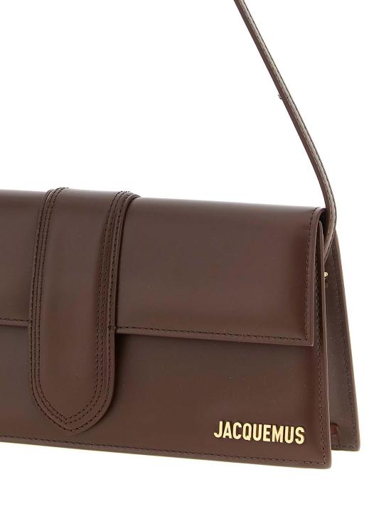  자크뮈스 롱 밤비노 메탈 플랩백 23EBAW00013AC01A01850 Brown - JACQUEMUS