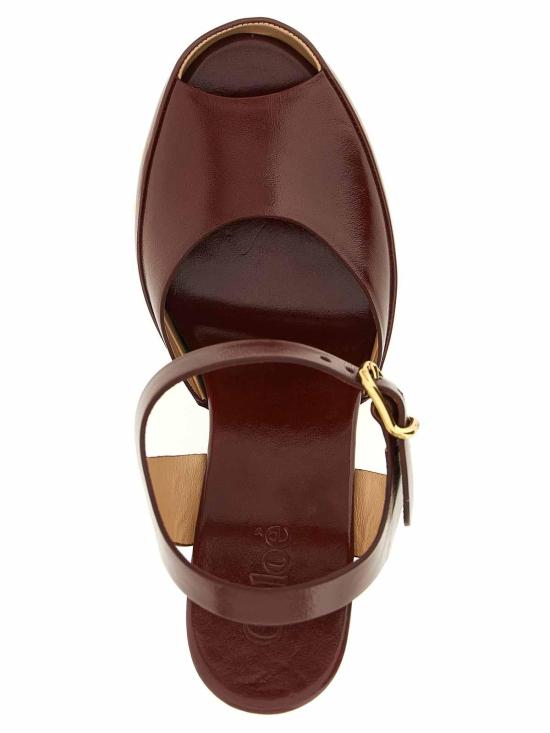 26FW 끌로에 샌들 CH26A20SWF56D Dark Red - CHLOE