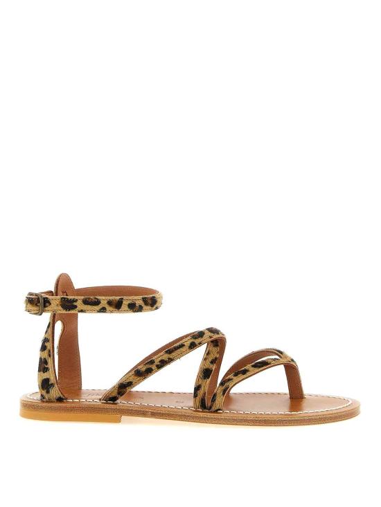  케이자크 샌들 EPICUREHORSYLEOPARD Brown