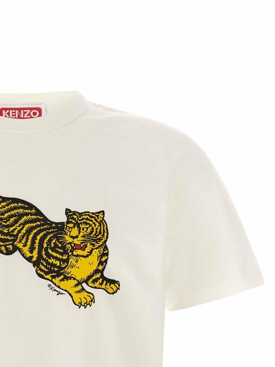 26FW 겐조 반팔 티셔츠 FG65TS1654SG02 WHITE - KENZO