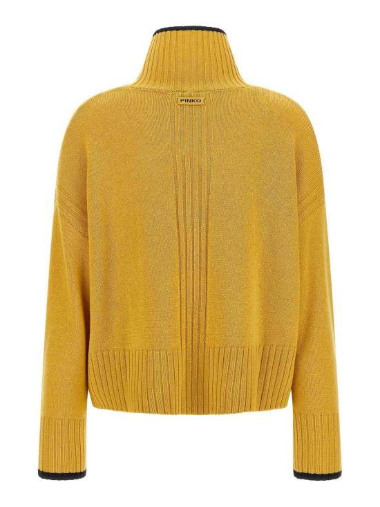 26FW 핑코 터틀넥 105446A3G1H61 YELLOW - PINKO