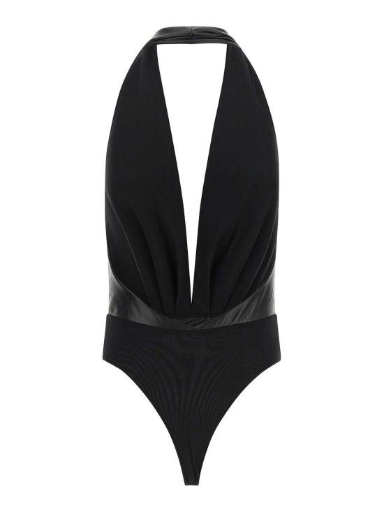 26FW 안다마네 바디수트 티셔츠 T200763ATNP152 Black - ANDAMANE