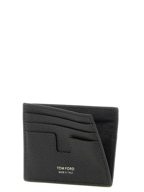 26FW 톰포드 그레인 레더 클래식 카드 홀더 Y0233LCL158GNAA BLACK - TOMFORD