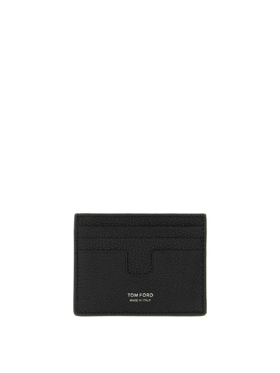 26FW 톰포드 그레인 레더 클래식 카드 홀더 Y0233LCL158GNAA BLACK