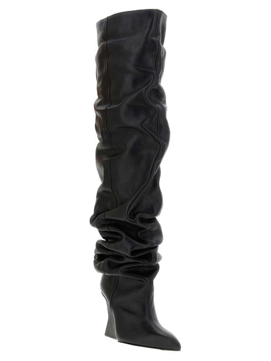  발망 부츠 FN0TB169LSDX0DG BLACK - BALMAIN