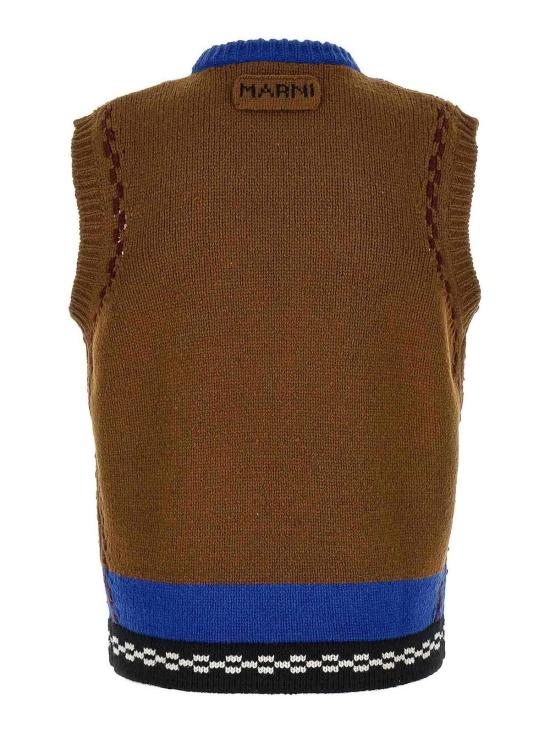 26FW 마르니 니트 베스트 GCMG0506Q0UFH100I2M53 MULTICOLOUR - MARNI