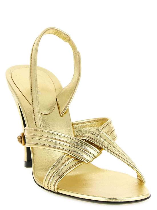 26FW 베르사체 힐/펌프스 10255871A185091X70J GOLD - VERSACE