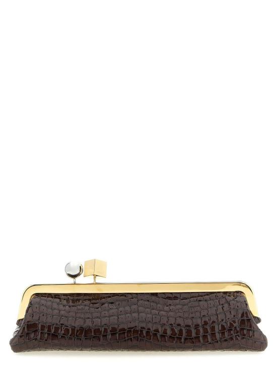 26FW 자크뮈스 클러치/파우치 25EBAW00413AC07G01850 Brown - JACQUEMUS