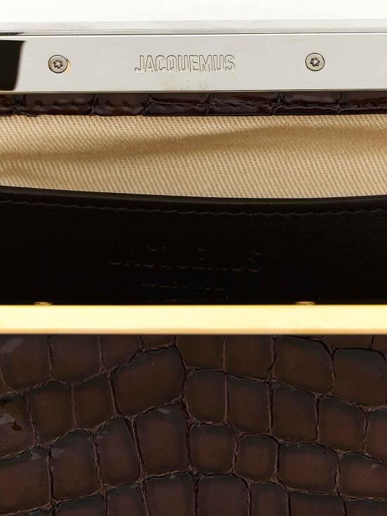 26FW 자크뮈스 클러치/파우치 25EBAW00413AC07G01850 Brown - JACQUEMUS
