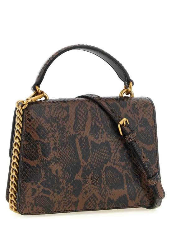 26FW 핑코 토트백 100071A3E5M16Q BROWN - PINKO