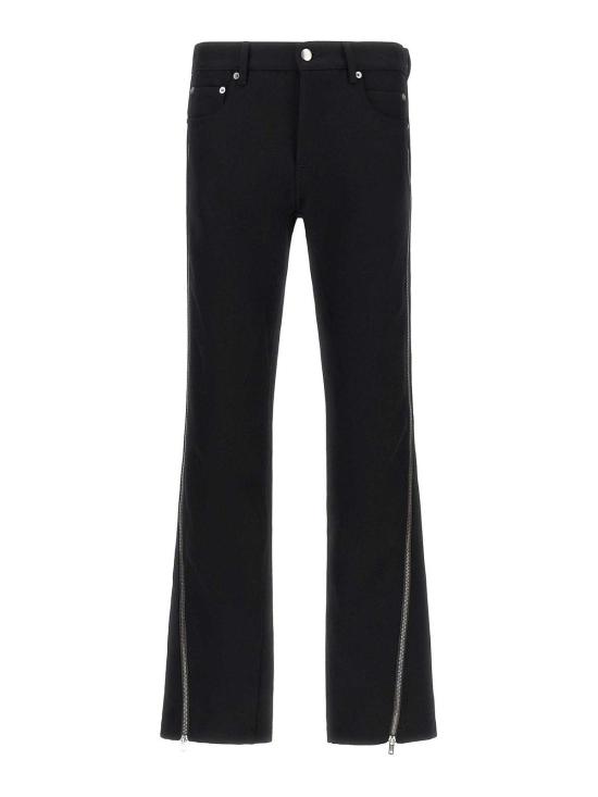 26FW 릭 오웬스 스트레이트 팬츠 RU02F4394WWH09 Black