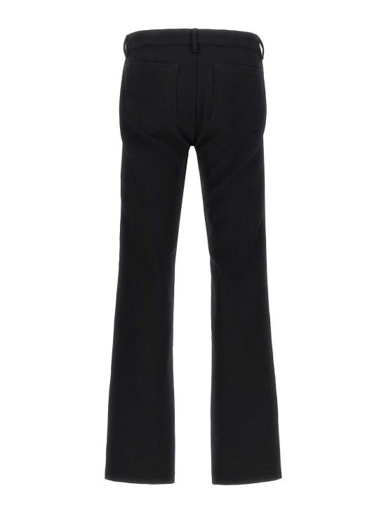 26FW 릭 오웬스 스트레이트 팬츠 RU02F4394WWH09 Black - RICK OWENS