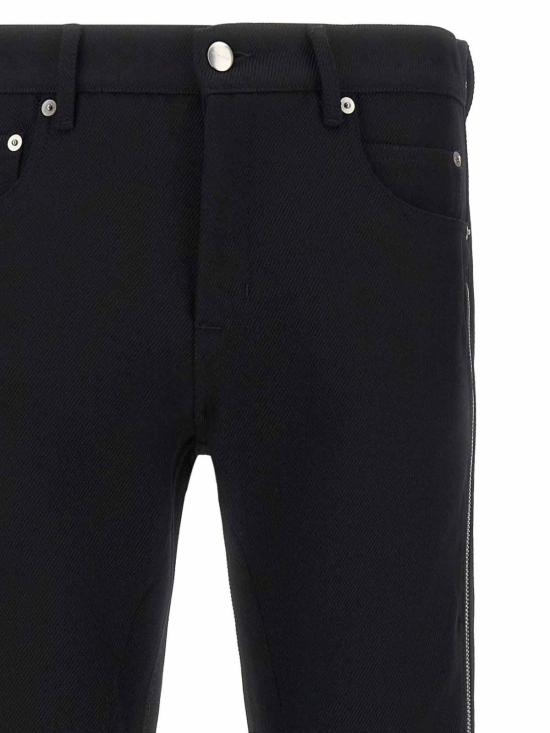26FW 릭 오웬스 스트레이트 팬츠 RU02F4394WWH09 Black - RICK OWENS