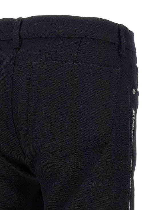 26FW 릭 오웬스 스트레이트 팬츠 RU02F4394WWH09 Black - RICK OWENS